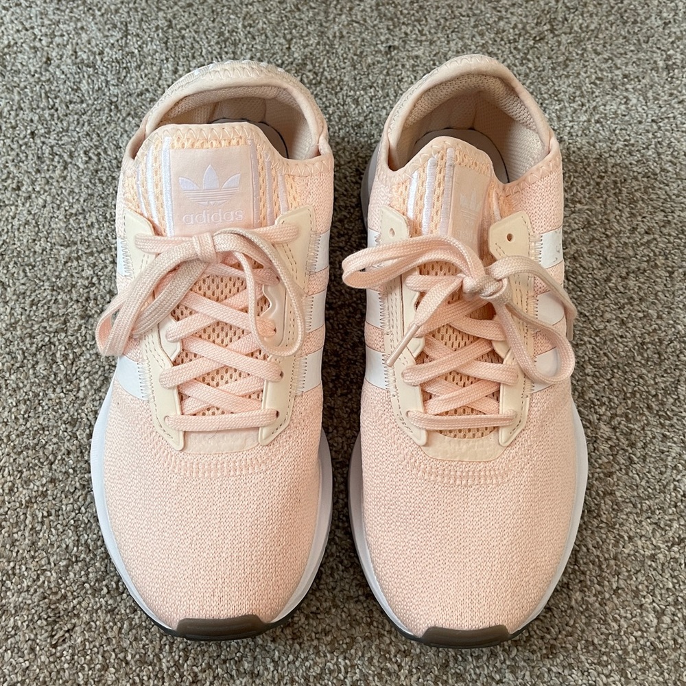 Pink Adidas sneakers